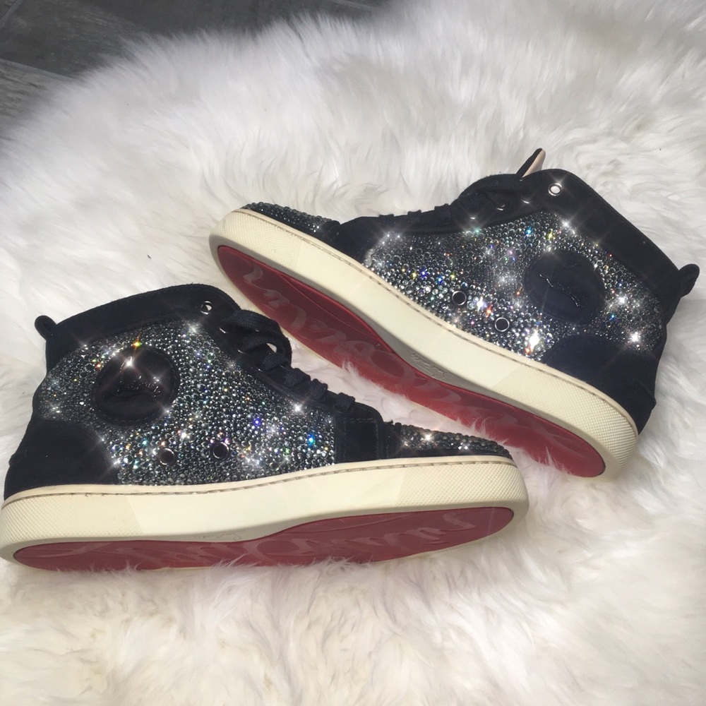 Christian Louboutin Sneakers swarovski crystals